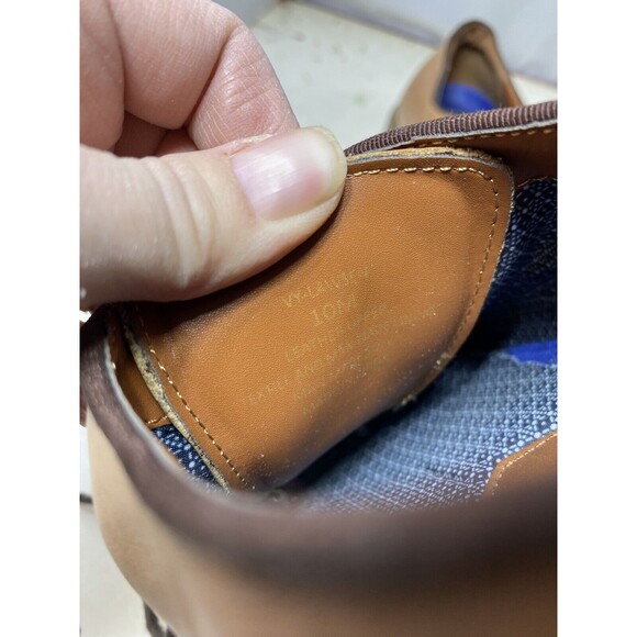 Vince Camuto Lawsen Oxfords Mens Size 10 M Brown Leather Lace Up Round Toe - Picture 9 of 9